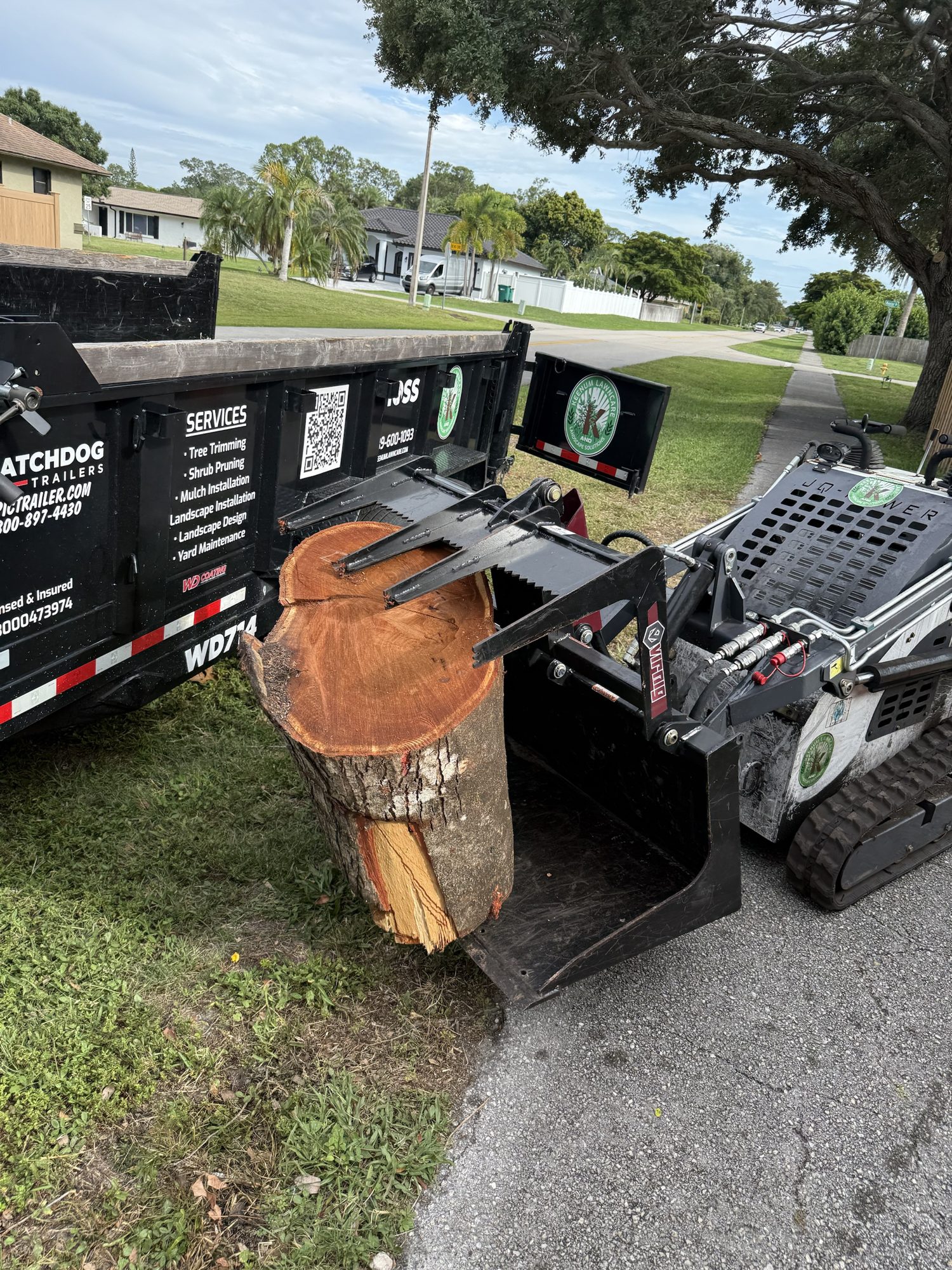 Tree & debris work